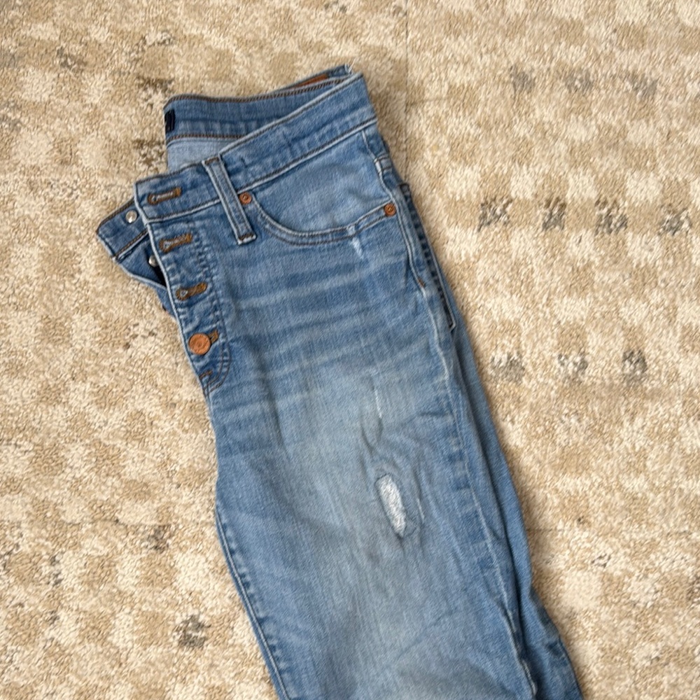 JCREW skinny 9” high rise toothpick